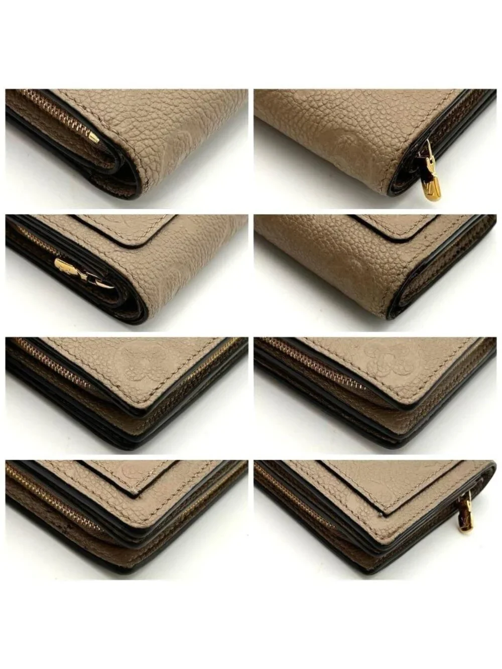 Louis Vuitton Wallet Empreinte Portefeuille Clair Beige